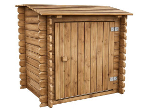 Filterbox aus behandeltem Holz für den Pool "Keny" - 120 x 95 x 113 cm -.