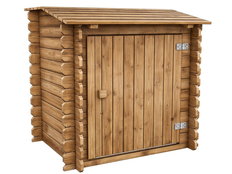 Filterbox aus behandeltem Holz für den Pool "Keny" - 120 x 95 x 113 cm -.