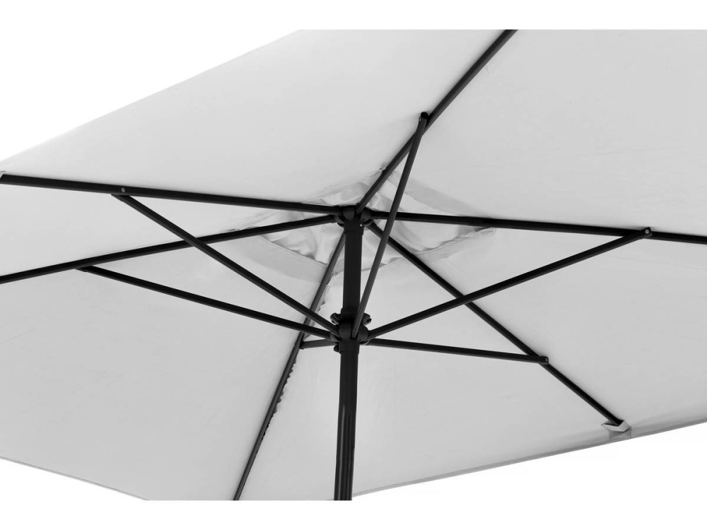 Sonnenschirm "Sol 2" - Rechteckig - 2 x 3 m - Grau