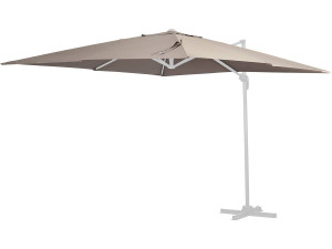 Segeltuch für Ampelschirm aus Alu "Sun 4" - 3 x 4 m - Taupe