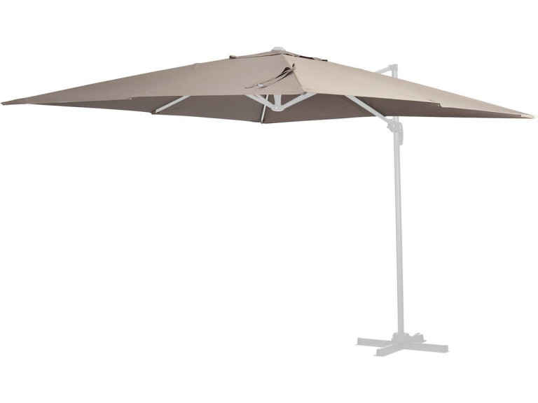 Segeltuch für Ampelschirm aus Alu "Sun 4" - 3 x 4 m - Taupe