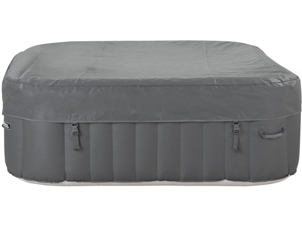 Aufblasbarer Whirlpool "RIVIERA" aus PVC - 6 Personen - Grau / Weiß
