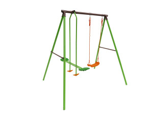 Kinderschaukel aus Stahl "Lola" - 1,96 m - 2 Elemente 2