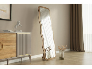 Holzspiegel "Aror" - 50 x 160 cm - Braun 2