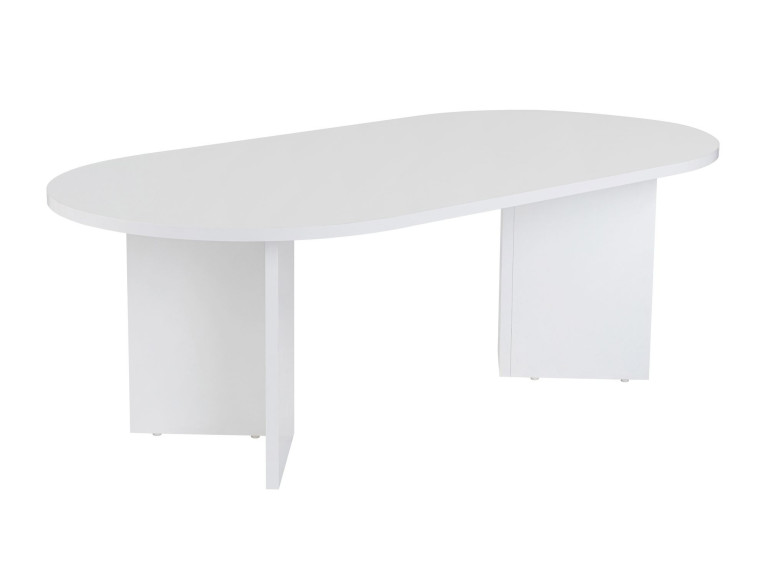Couchtisch aus Holz „Sable“ – 60 x 119 x 40 cm – Weiß