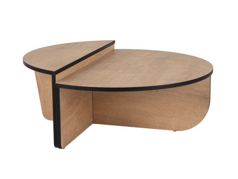 Holz Couchtisch "Orion" 90 x 60 x 30 cm - Honigeiche