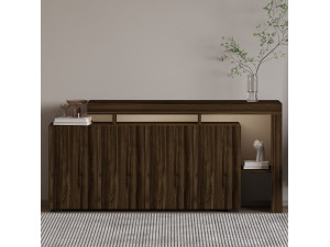 Holzanrichte "Beliz" - 170 x 35 x 80 cm - Walnussholz 2
