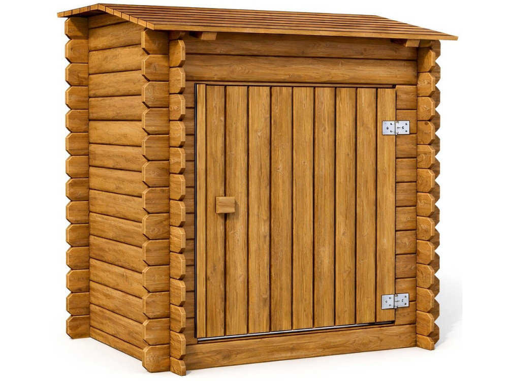 Filterbox aus behandeltem Holz für den Pool "Keny" - 120 x 95 x 126 cm