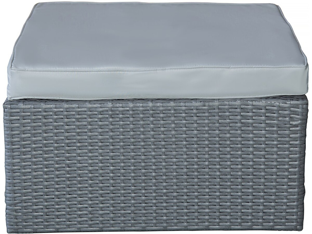 Gartenlounge aus Polyrattan 3-Sitzer "Diya" - Grau und Beige