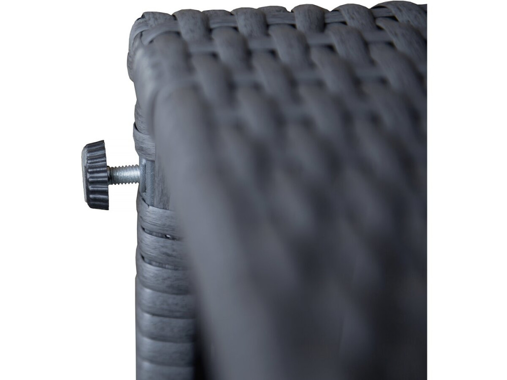 Gartenlounge aus Polyrattan 3-Sitzer "Diya" - Grau und Beige
