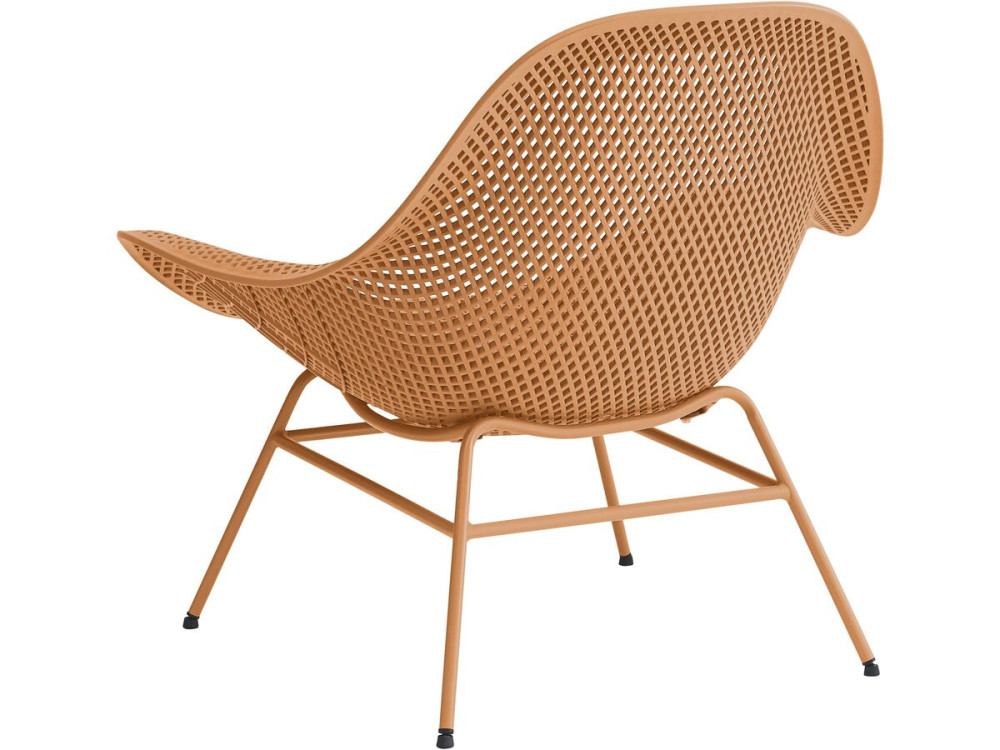 2er-Set Gartensessel mit Couchtisch "Soléna" - Orange