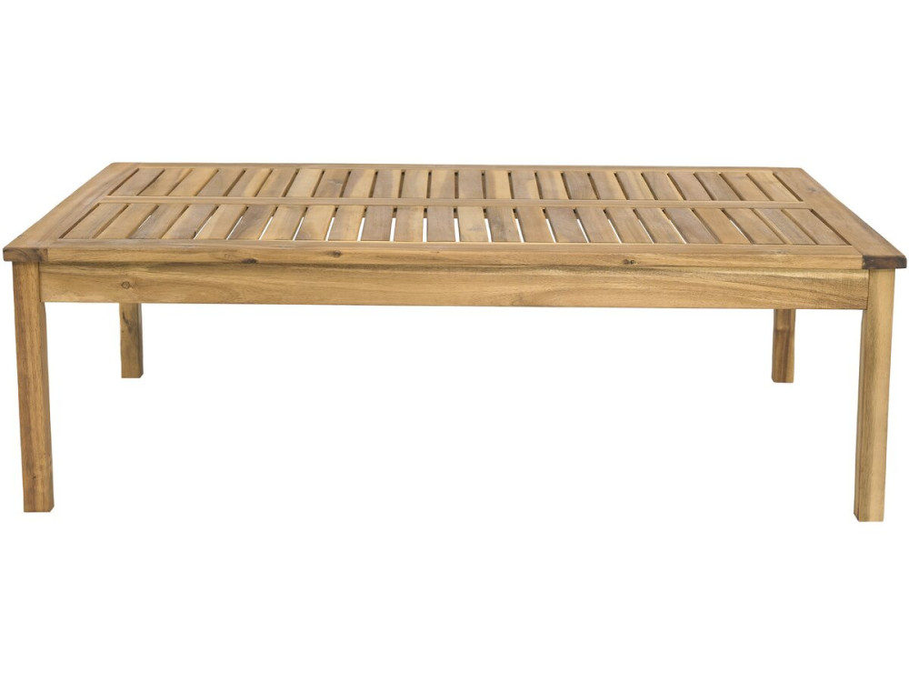 Gartenmöbel aus Akazienholz mit Kissen "Chilwell" - 5 Sitzplätze - Beige