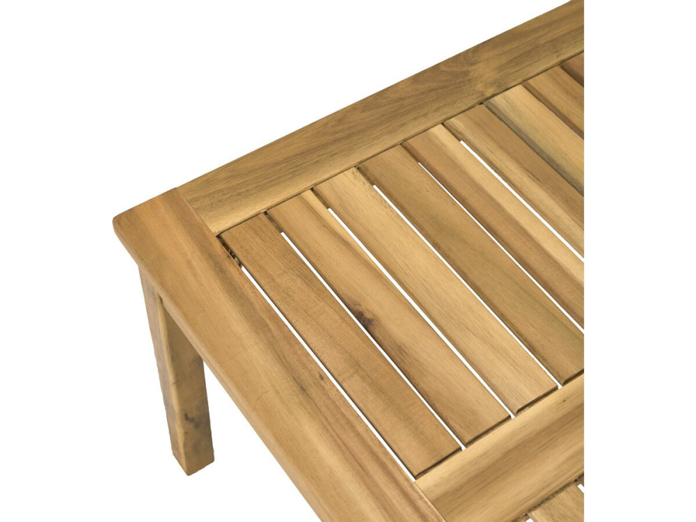 Gartenmöbel aus Akazienholz mit Kissen "Chilwell" - 5 Sitzplätze - Beige