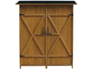 Gartenschrank "Espacio"- 140 x 49 x 162 cm - Braun 2