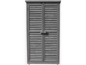 Gartenschrank "Space" - 87 x 46,5 x 160 cm - Anthrazit 2
