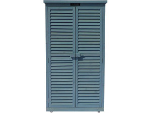 Gartenschrank "Space" - 87 x 46,5 x 160 cm - Himmelblau 2