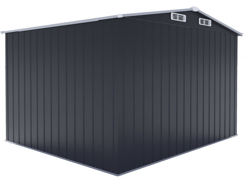 Metallgerätehaus mit Schiebetür "Boston" - 8 m² - Grau