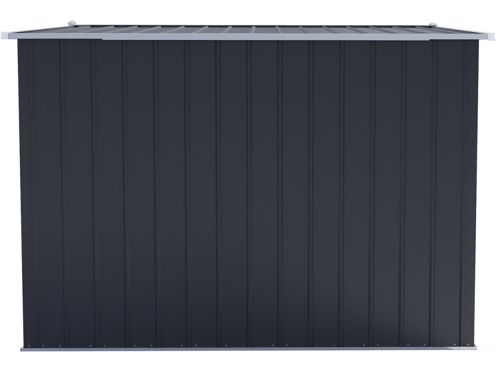 Metallgerätehaus mit Schiebetür "Boston" - 8 m² - Grau