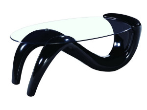 Couchtisch "Maya" - 127 x 65 x 46 cm - Schwarz