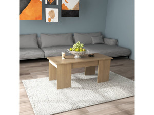 Couchtisch "Diana" - 102 x 50 x 43 cm - Eiche 2