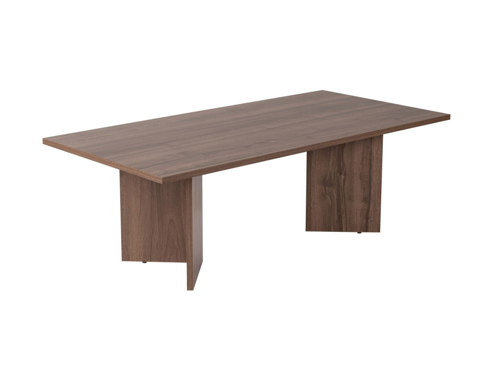 Couchtisch aus Holz „Sabin” – 60 x 119 x 40 cm – Nussbaum