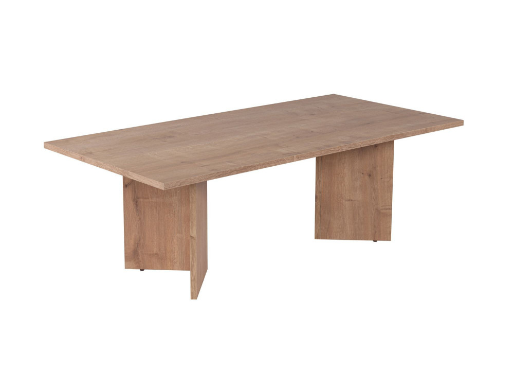 Couchtisch aus Holz „Sabin“ – 60 x 119 x 40 cm – Saphir-Eiche