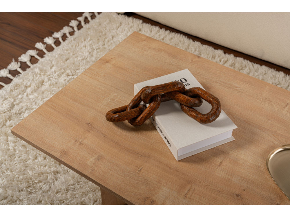 Couchtisch aus Holz „Sabin“ – 60 x 119 x 40 cm – Saphir-Eiche