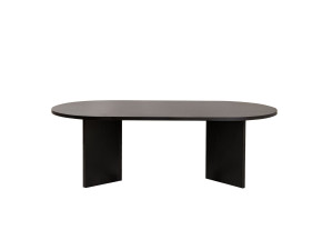Couchtisch aus Holz „Sable“ – 60 x 119 x 40 cm – Schwarzes Holz