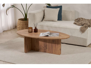 Couchtisch aus Holz "Orba" - 120 x 65 x 40 cm - Atlantische Kiefer 2