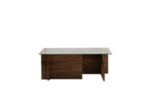Couchtisch „Vetrino“ aus Holz – 105 x 65 x 40 cm – Walnuss