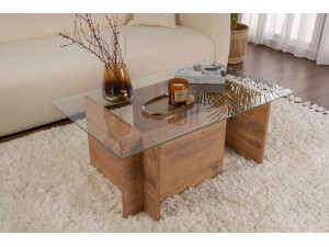 Couchtisch „Vetrino“ aus Holz – 105 x 65 x 40 cm – Atlantische Kiefer 2