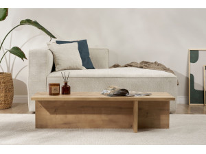 Couchtisch „Harbor“ aus Holz – 120 x 45 x 30 cm – Saphir-Eiche 2