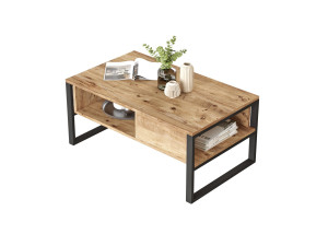 Couchtisch aus Holz "ML34" - 100 x 59 x 44 cm - Atlantische Kiefer