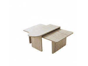 Couchtisch-Set aus Holz "Paris" 105 x 60 x 35 cm - Bronze