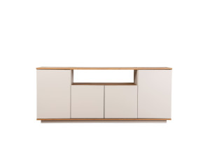 Holzbuffet "Arista" - 180 x 44 x 75 cm - Beige