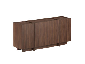 Anrichte aus Holz "Dorma" - 180 x 45 x 80 cm - Nussbaum Milano