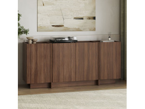 Anrichte aus Holz "Dorma" - 180 x 45 x 80 cm - Nussbaum Milano 2