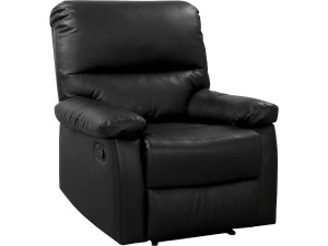 Relax-Sessel "Lincoln" - 90 x 89 x 103 cm - Schwarz