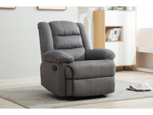 Relax-Sessel "Buckingham" - 85 x 93 x 100 cm - Hellgrau 2