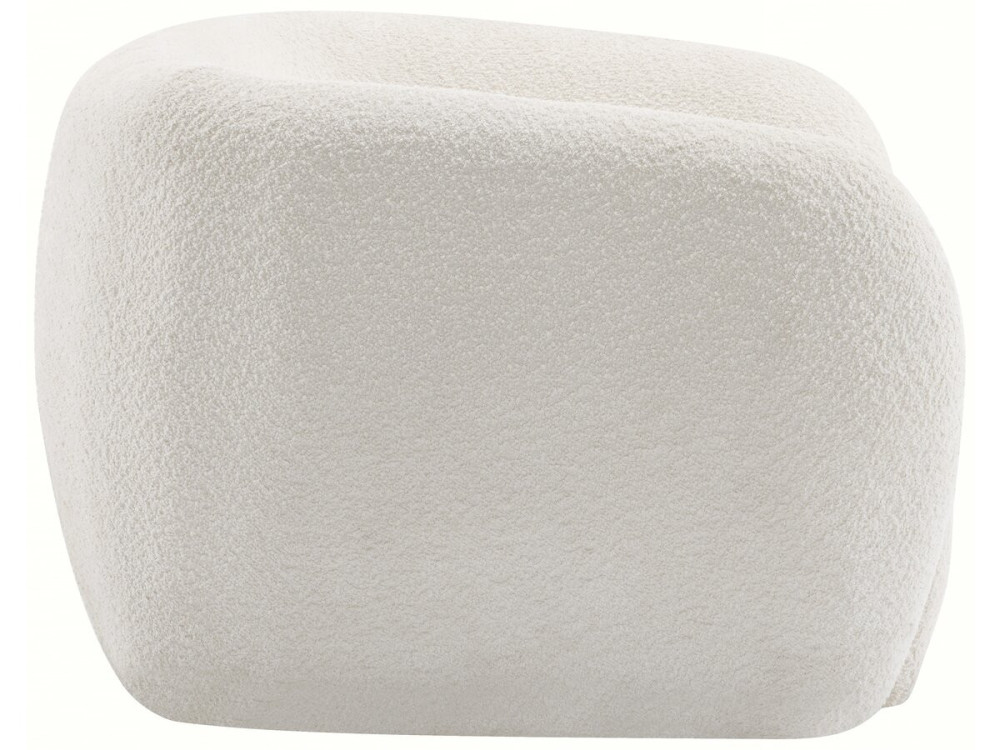 Sessel aus Bouclé-Stoff "Washington" - Weiß