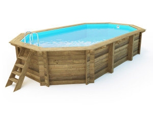 Holzpool "Brazilia" 5,86 x 3,86 x 1,20 m 2