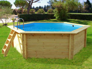 Holzpool "Hawai" - 4,10 x 1,18 m