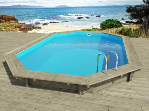 Holzpool "Florida 130" - 6,57 x 4,57 x 1,31 m