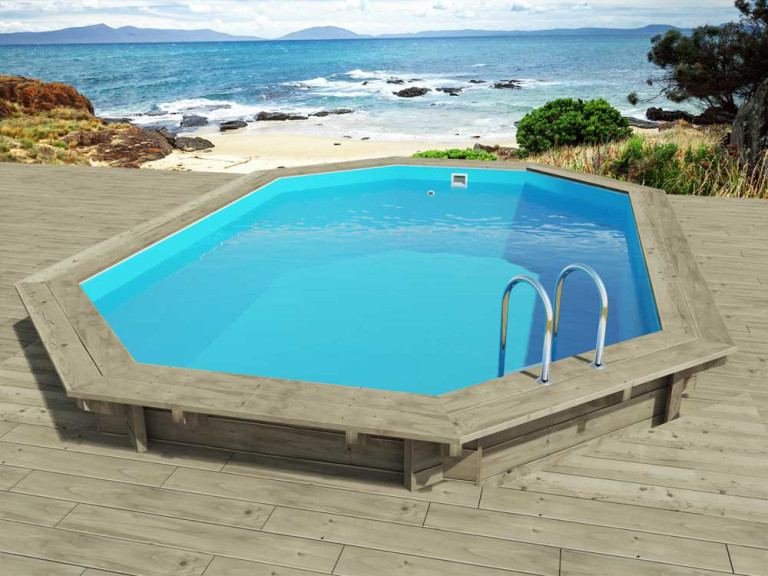 Holzpool "Florida 130" - 6,57 x 4,57 x 1,31 m