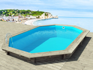 Holzpool "Brazilia 130" 5.86 x 3.86 x 1.30 M