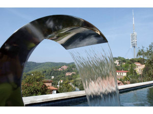 Wasserfall Pool "Mini Bali" - 39 x 38 x 59 cm - Edelstahl 2