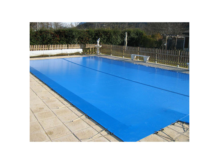 Unterirdische Winterplane "Sécuritis Eco" für Schwimmbad Sevilla - blau