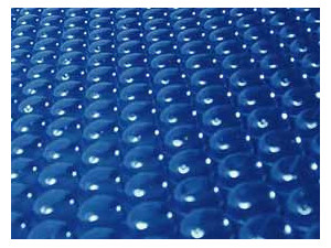 Kolanta Pool-Luftpolsterfolie - 400 µ - einseitig gesäumt - blau