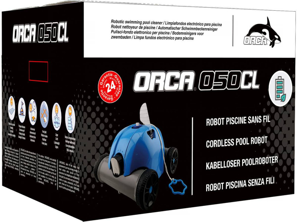 Autonomer elektrischer Poolroboter "ORCA 050 CL" - Ohne Kabel