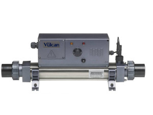 Elektrischer Heizlüfter "Vulcan Analog" - 29 x 24 x 64.5 cm - 6 kW Dreiphasen - Grau